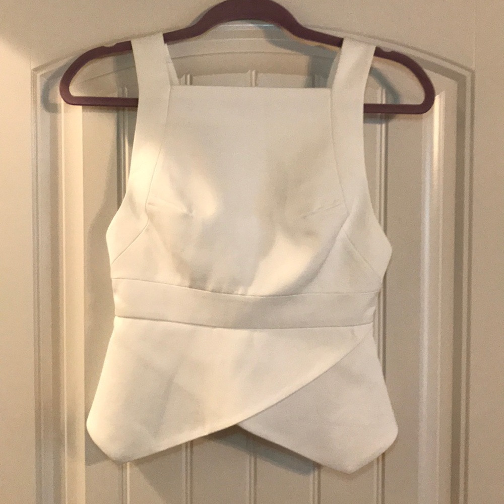 Finders KEEPERS - white high neck top